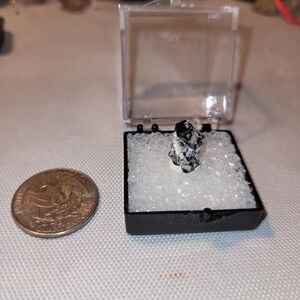 Super Rare Large Black Multi Bixbyite from Solar Wind Mine Utah with Rhyolite